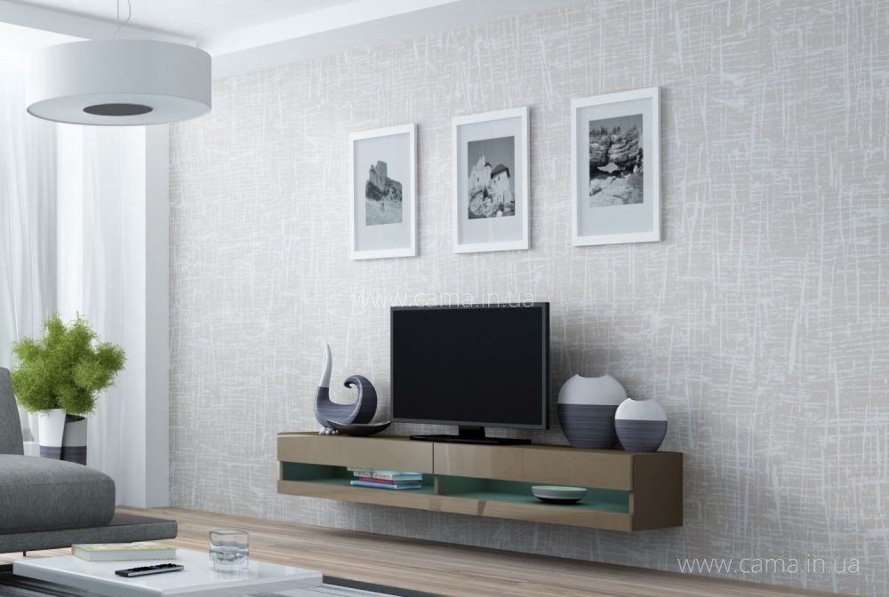 Комод открытый RTV Vigo 180 латте/латте глянец Комод открытый RTV Vigo 180 латте/латте глянец