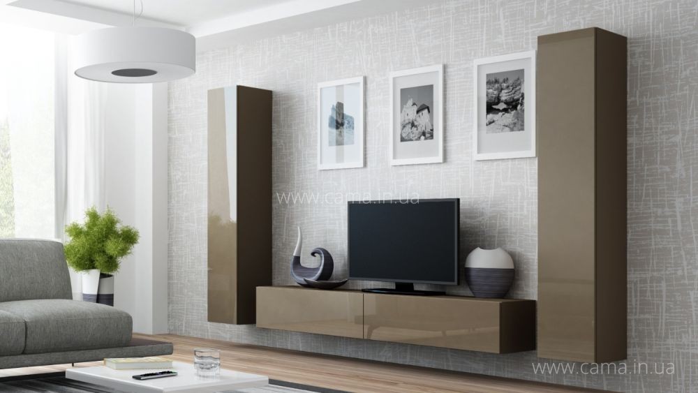 Гостиная Vigo 4 лате/лате глянец Гостиная Vigo 4 лате/лате глянец