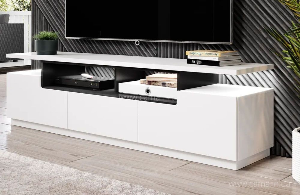 Тумба ТВ Chicago белый глянец Тумба ТВ Chicago белый глянец