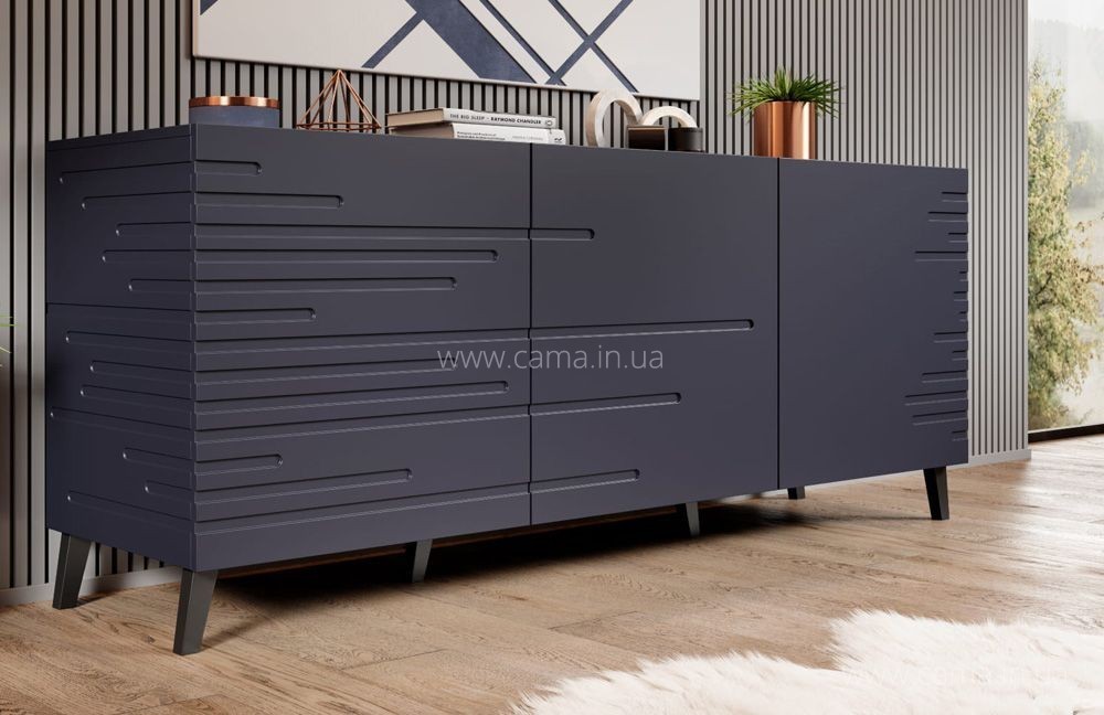Комод NOVA Темно-синий - 155 Комод NOVA Темно-синий - 155
