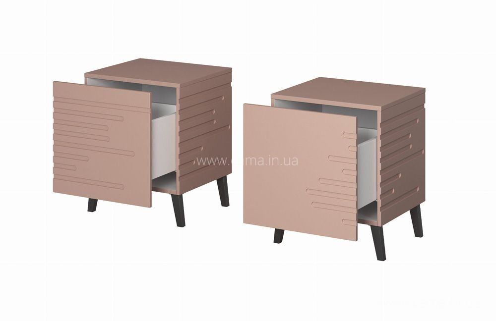 Тумбы прикроватные NOVA - Розовый Тумбы прикроватные NOVA - Розовый
