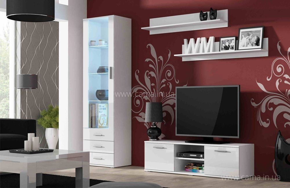 Гостиная Soho 7 белый/белый глянец Гостиная Soho 7 белый/белый глянец