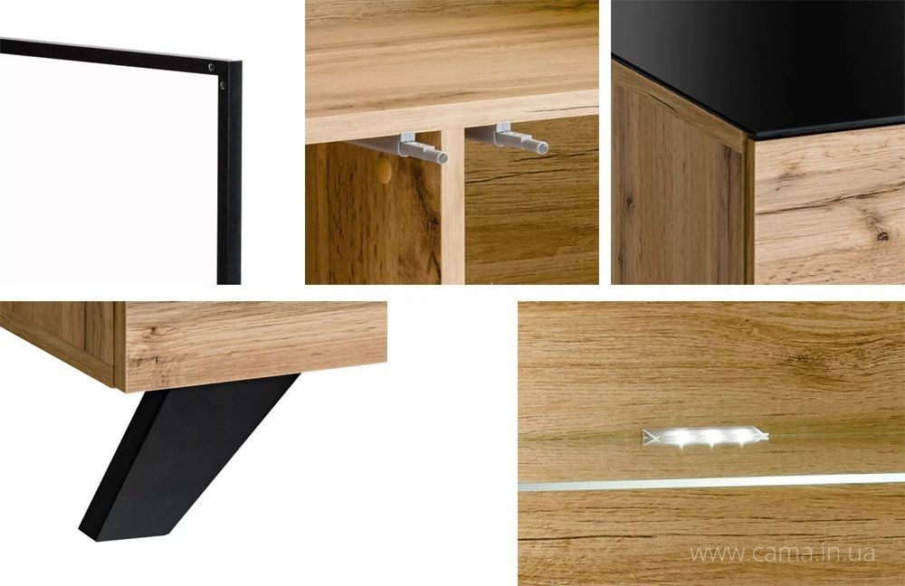 Тумба ТВ THIN Дуб Вотан Тумба ТВ THIN Дуб Вотан