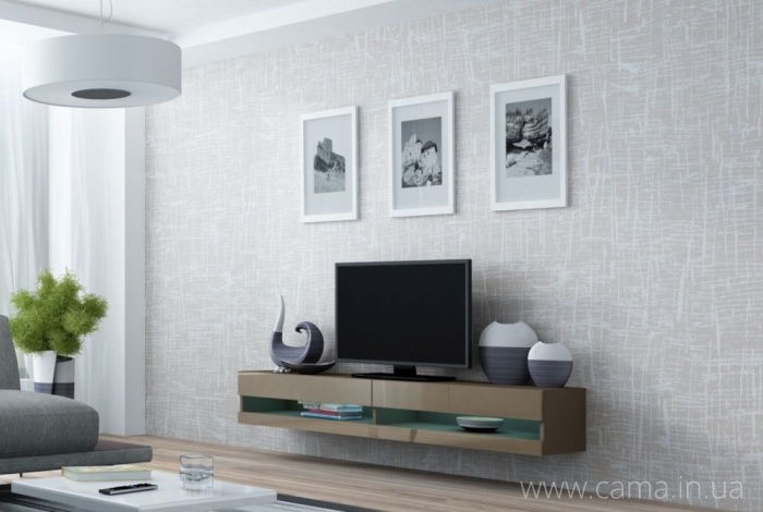 Комод открытый RTV Vigo 180 латте/латте глянец Комод открытый RTV Vigo 180 латте/латте глянец