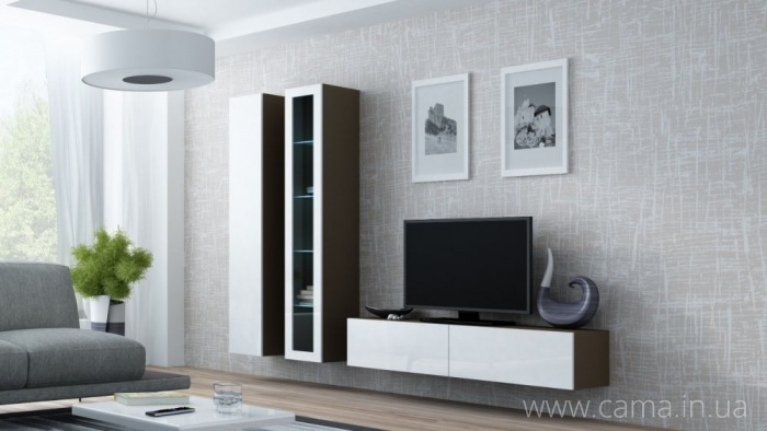 Гостиная Vigo 10 лате/белый глянец Гостиная Vigo 10 лате/белый глянец