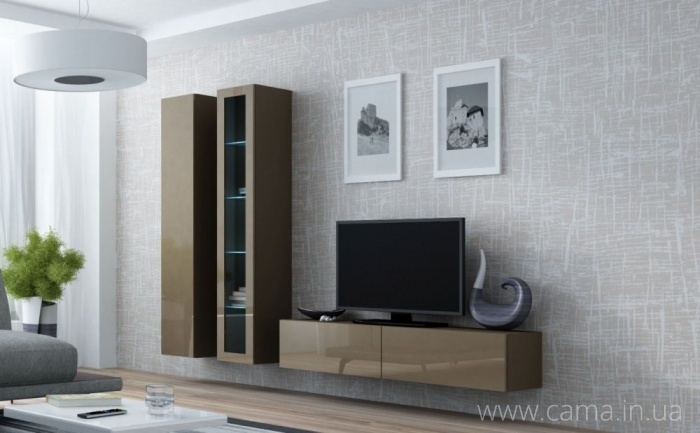 Гостиная Vigo 10 лате/лате глянец Гостиная Vigo 10 лате/лате глянец