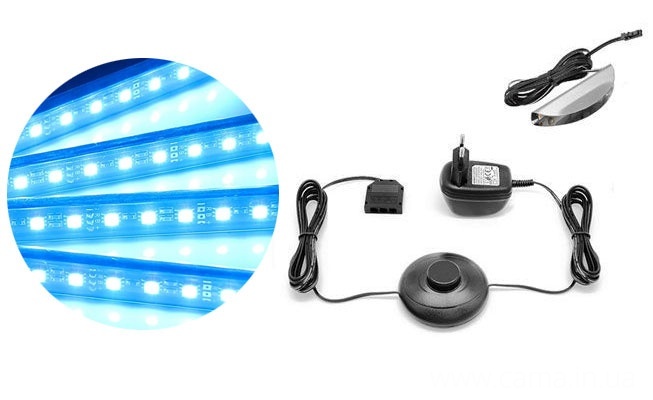 Подсветка 2Led голубой цвет