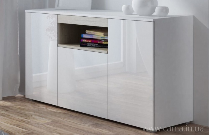 Комод VIVA Белый глянец/Дуб Сонома Комод VIVA Белый глянец/Дуб Сонома