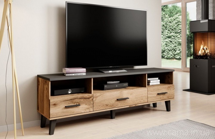 Тумба ТВ LOTTA Дуб Вотан 3S3K - 180