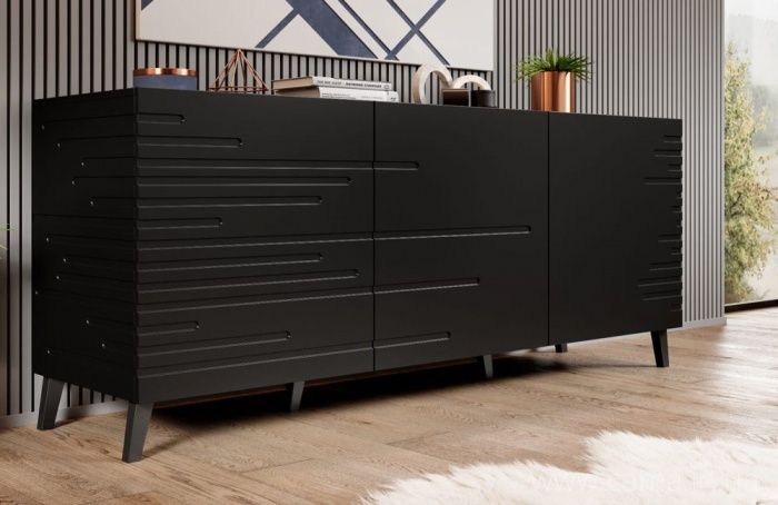 Комод NOVA Черный - 155