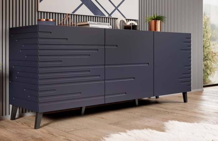 Комод NOVA Темно-синий - 155