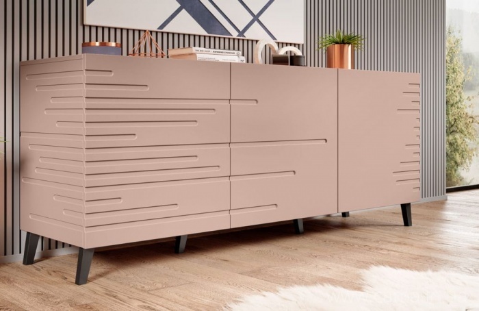 Комод NOVA Розовый- 155