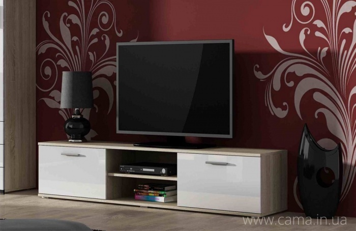 Тумба Тв Soho 180 дуб сонома/белый глянец Тумба Тв Soho 180 дуб сонома/белый глянец