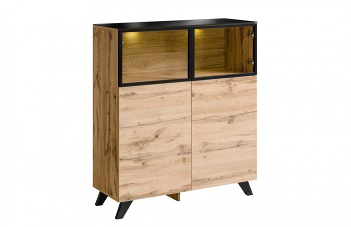 Витрина низкая THIN Дуб Вотан