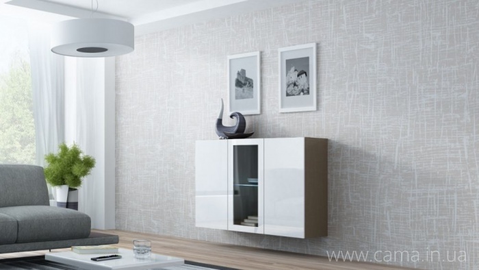 Комод Vigo 120 латте/ белый глянец Комод Vigo 120 латте/ белый глянец