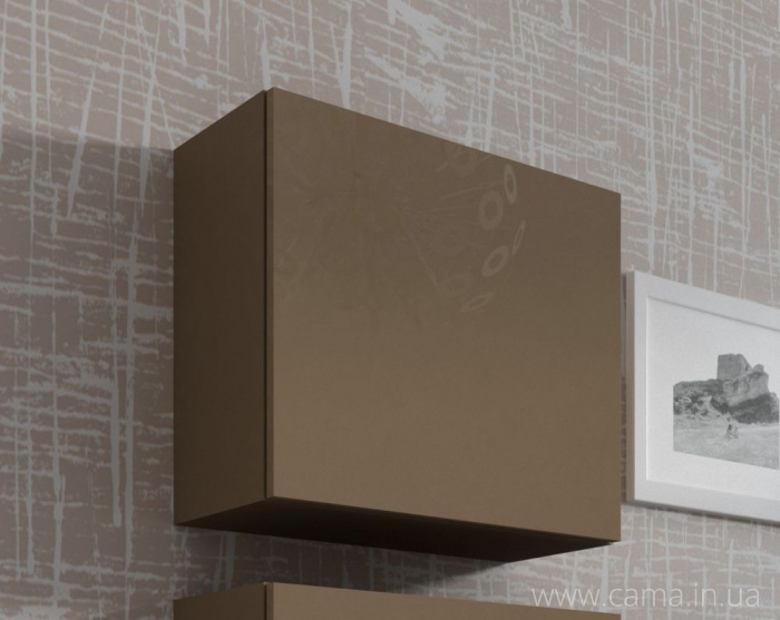 Пенал квадратный Vigo латте/латте глянец